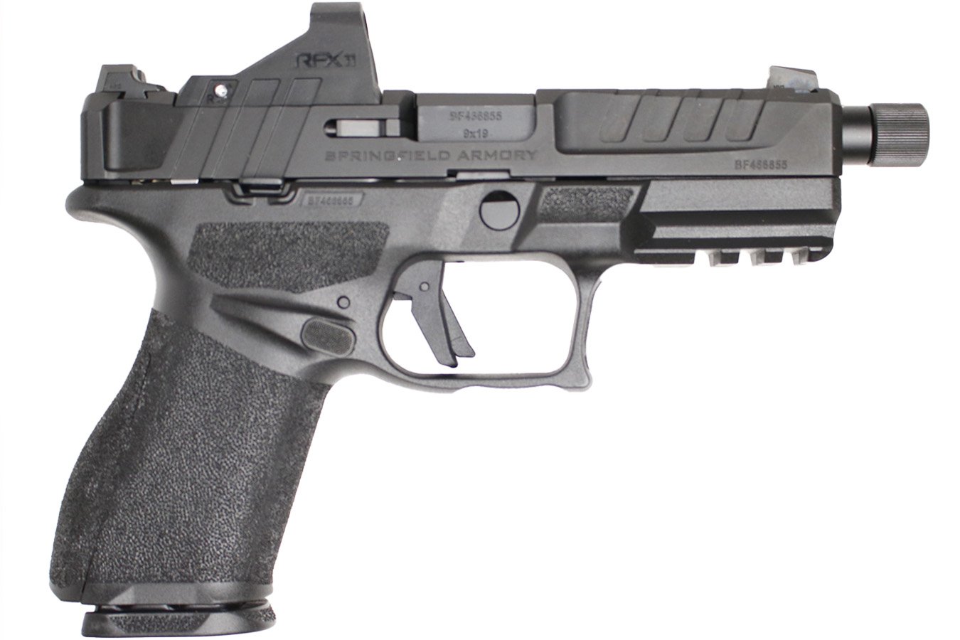 SPRINGFIELD Echelon 4.0C 9mm Pistol with Threaded Barrel, Viridian Green Dot, Five Magazines and Range Bag